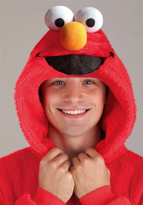 Sesame Street Adult Elmo Onesie Costume