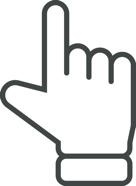 Pointing Finger Cursor