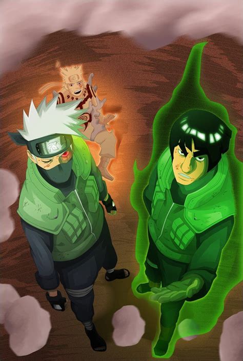 Naruto Shippuden - Kakashi Hatake & Might Guy | Naruto shippuden anime, Naruto, Naruto wallpaper