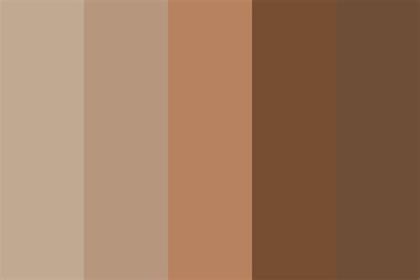 soft brown aesthetic Color Palette