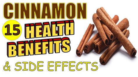 15 Cinnamon Health Benefits & Side Effects including Weight Loss, Diabetes & Aging - YouTube