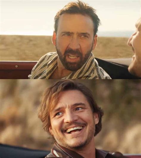 Nicolas Cage and Pedro Pascal Blank Template - Imgflip