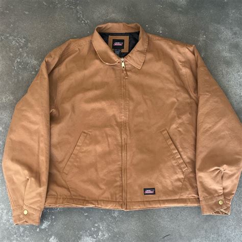 Dickies Men's Tan Jacket | Depop