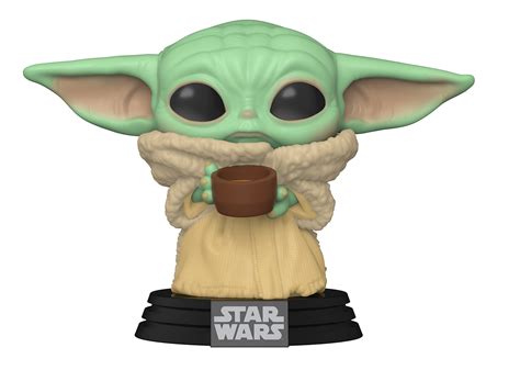 Funko Pop! Mandalorian The Child "Baby Yoda" With Cup Figure - Legacy ...