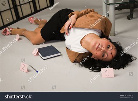 Crime Scene Office Dead Secretary Stock Photo 70189252 - Shutterstock