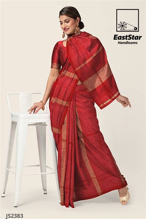 Red Handlooms Silk Saree JS2383 – East Star Handlooms