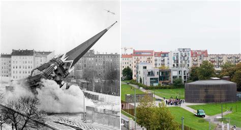 25 Years after the fall of the Berlin Wall: Before and after photos