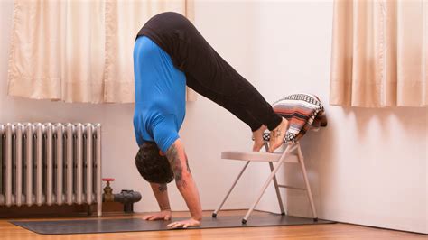 Use a Chair to Progress Toward a Handstand Press!