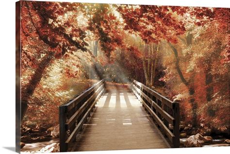 Autumn Bridge | Great Big Canvas