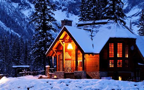 Winter Cabin Wallpapers - Wallpaper Cave