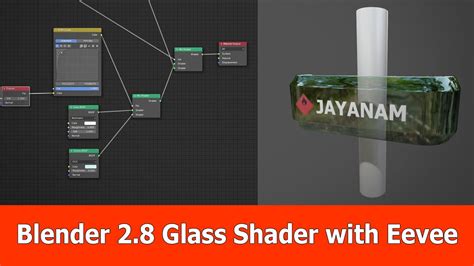 Blender 2.8 Eevee Glass Shader Tutorial - YouTube