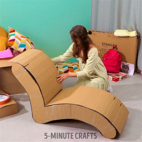 Cardboard Crafts Diy, Diy Cardboard Furniture, Paper Crafts Diy, Diy Furniture, Cardboard Design ...