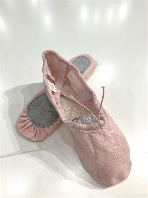 Canvas Pink Full Sole Ballet Shoes - firstpointe