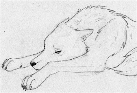 Sad Wolf Drawing at PaintingValley.com | Explore collection of Sad Wolf Drawing