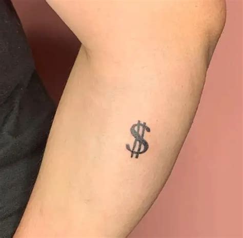 24 Amazing Dollar Sign Tattoo Ideas That Will Cheer You! - Tattoo Twist