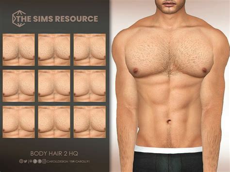 Body Hair 2 HQ Sims 4 CC Download