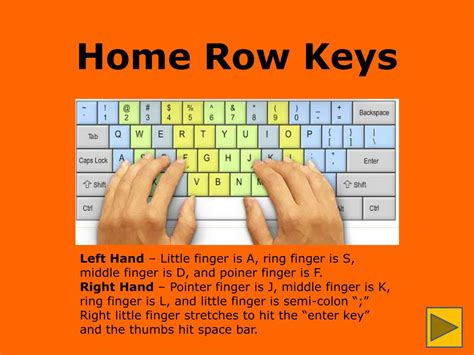 PPT - Home Row Keys PowerPoint Presentation, free download - ID:4936864