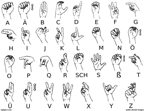 German sign language alphabet - /sign_language/German_sign_language ...