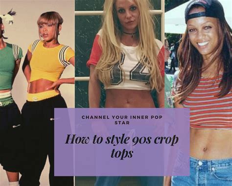 Channel Your Inner 90s Pop Star With A Crop Top - 90s Fashion World