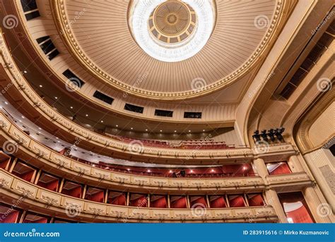 Interior of the Vienna State Opera House in Viena Austria Editorial Photo - Image of interior ...