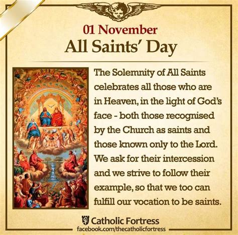 1st November, Solemnity of All Saints