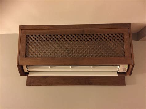 Ductless A/C+ Heater Cover for a Stylish Craftsman Home