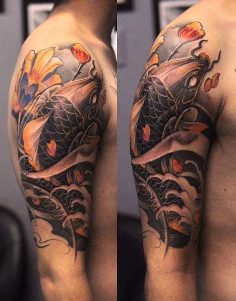 Top 175 + Koi half sleeve tattoo - Spcminer.com