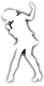 Free Silhouette Singing Cliparts, Download Free Silhouette Singing ...