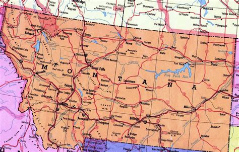 State Map Of Montana Highways United States Map | Images and Photos finder