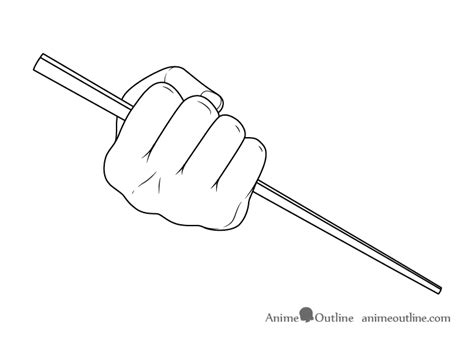 How to Draw Hands Holding Chopsticks Step by Step - Tolson Exclaugher