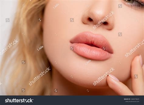 Beautiful Lips Closeup Makeup Lip Matte Stock Photo 1580079829 | Shutterstock