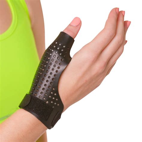 BraceAbility Hard Plastic Thumb Splint | Arthritis Treatment Brace to Immobilize & Stabilize CMC ...