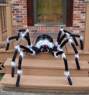 How To Make Giant Halloween Spiders / Diy Giant Spider Decorations Spider Outdoor Halloween ...