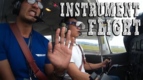 First Instrument Flight Lesson - Basic Instrument Flying - YouTube