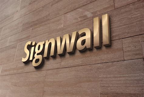 3D Wall Logo MockUp #2 | GraphicBurger