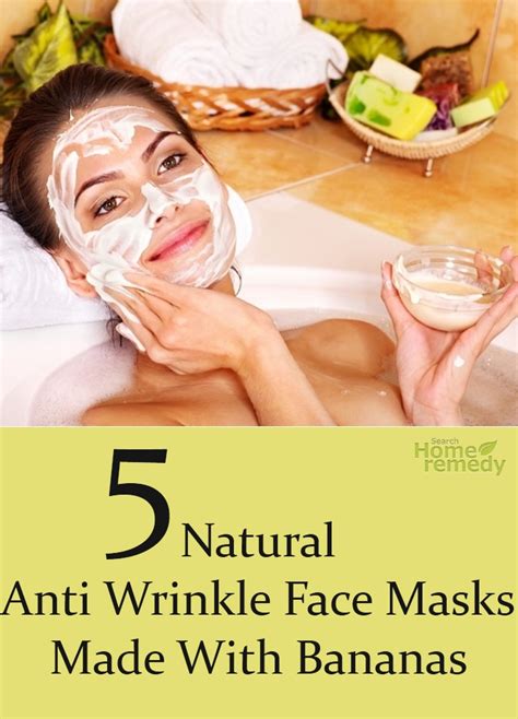 5 Natural Anti Wrinkle Face Masks Made With Bananas | Search Home Remedy