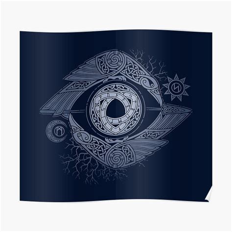 "ODIN'S EYE" Poster by RAIDHO | Redbubble