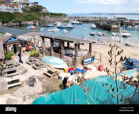 The Boathouse Restaurant, Newquay Harbour, Cornwall, UK Stock Photo - Alamy