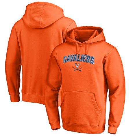 Virginia Cavaliers Orange Proud Mascot Pullover Hoodie