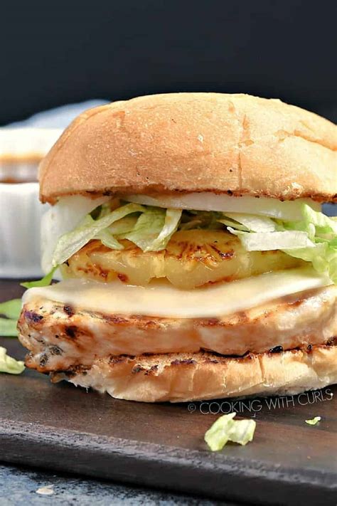 Teriyaki Chicken Sandwich - Cooking with Curls