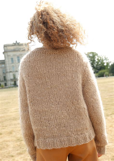 Knit pattern – Mohair cardigan | Rebecca