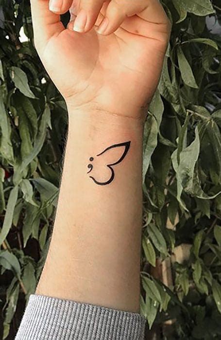 30 Semicolon Tattoo Designs Ideas & Meaning - The Trend Spotter