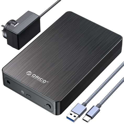 ORICO 2.5 “& 3.5 Inch SATA Hard Drive Enclosure up to 18TB USB C 3.1 to ...