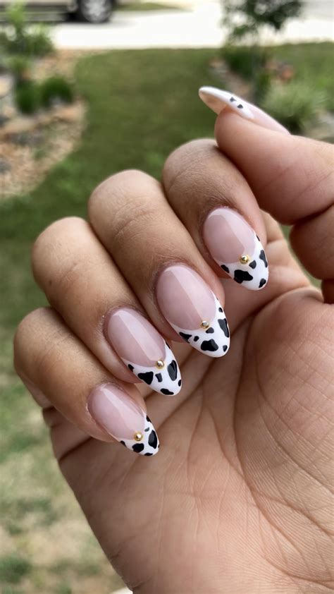 Cow Print French Tip Nails Are The Latest Trend – The FSHN