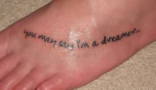 Tattoo Art Styles: foot tattoo quotes