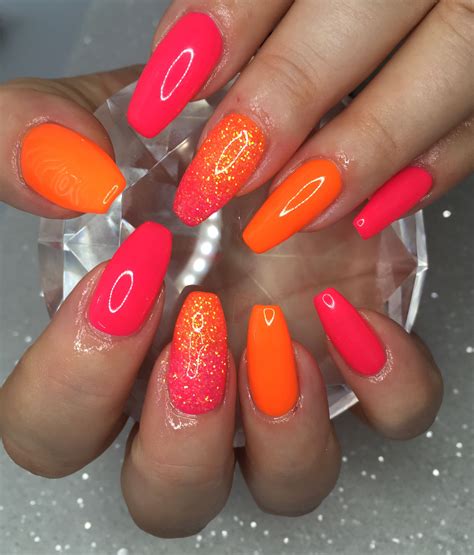 Orange And Pink Nail Designs: Expressing Your Style With These ...