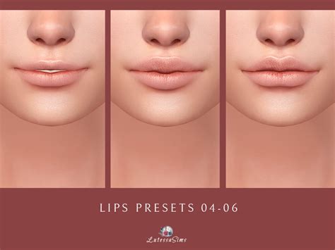 Sims 4 Lip Presets Black | Sitelip.org