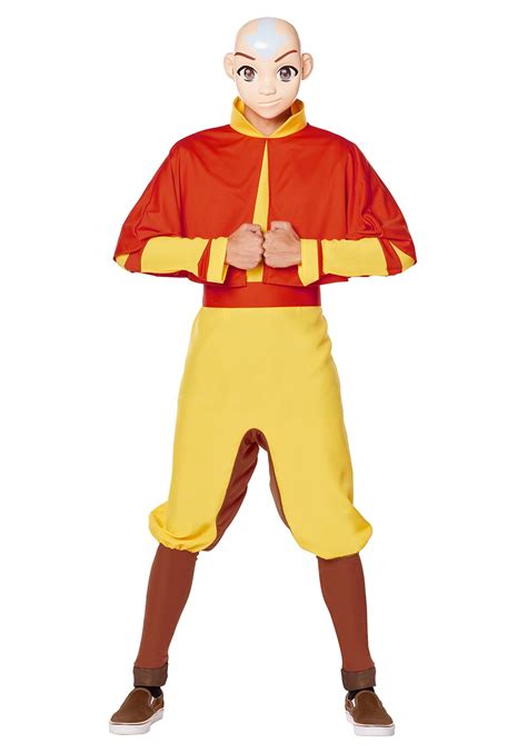 Avatar Aang Costume for Adults | Avatar the Last Airbender Costumes