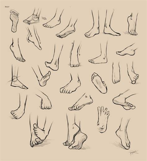 Drawing tutorials - Feet | Sketches, Feet drawing, Drawing reference