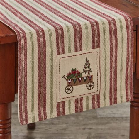 Park Designs Merry Table Runner - 54''L - Red, 1 table runner - Kroger